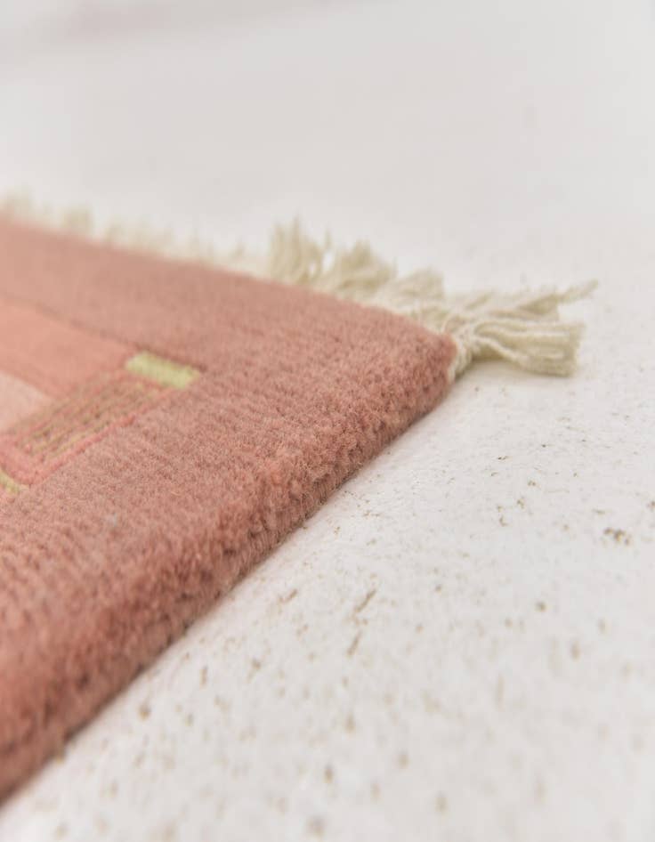 Detail image of 5' x 6' 6 Hand Knotted Nepal Wool Rug