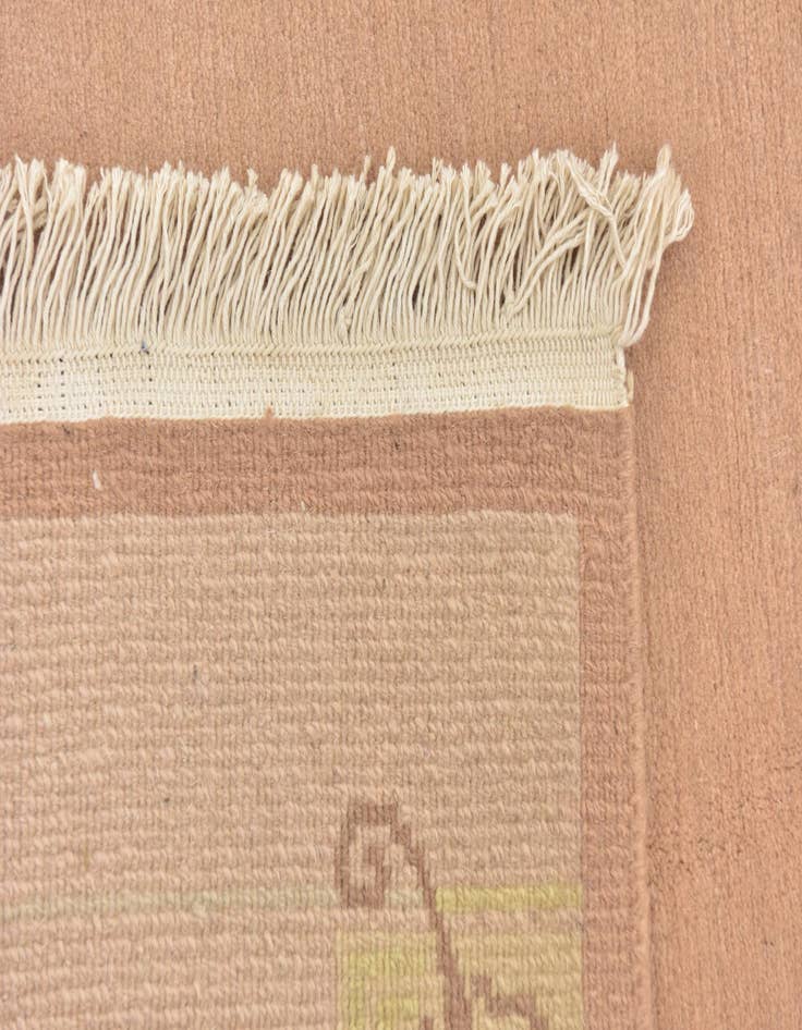 Detail image of  4' 8 x 6' 6  Hand Knotted Nepal Wool Rug