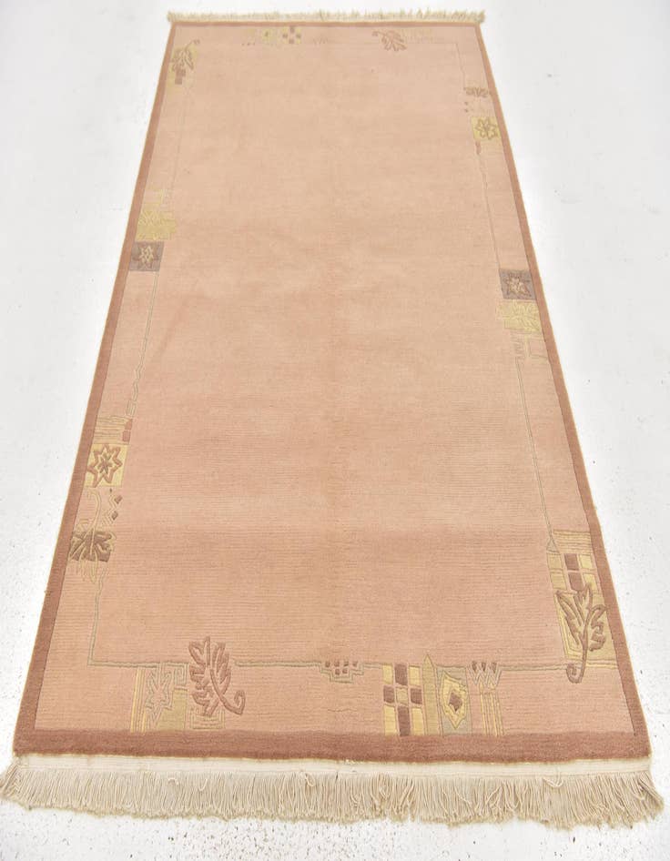 Detail image of  4' 8 x 6' 6  Hand Knotted Nepal Wool Rug