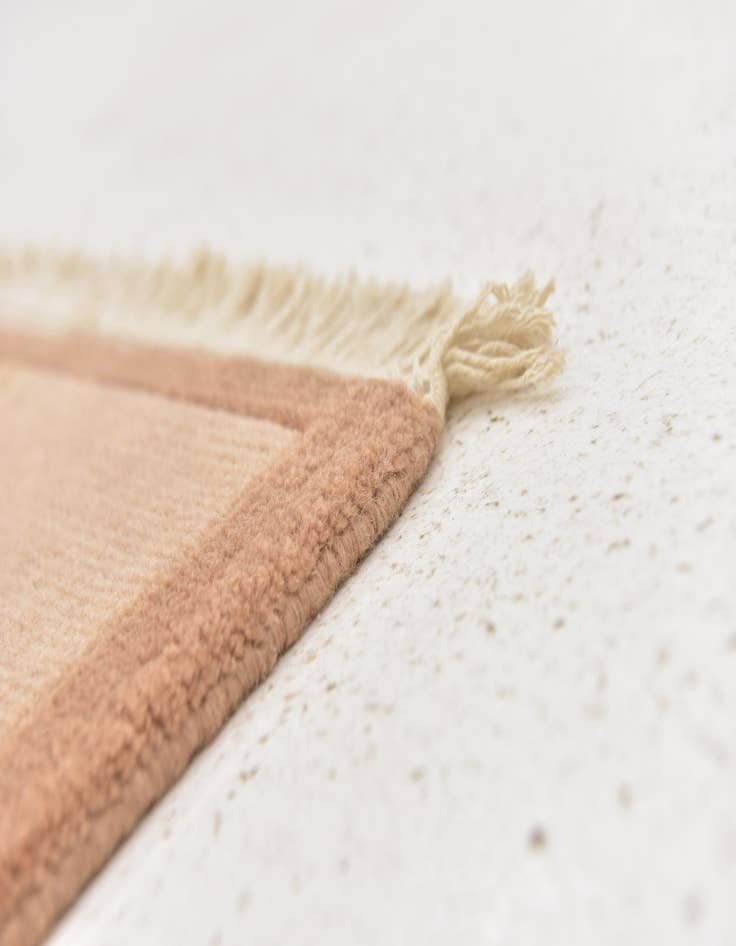 Detail image of  4' 8 x 6' 6  Hand Knotted Nepal Wool Rug