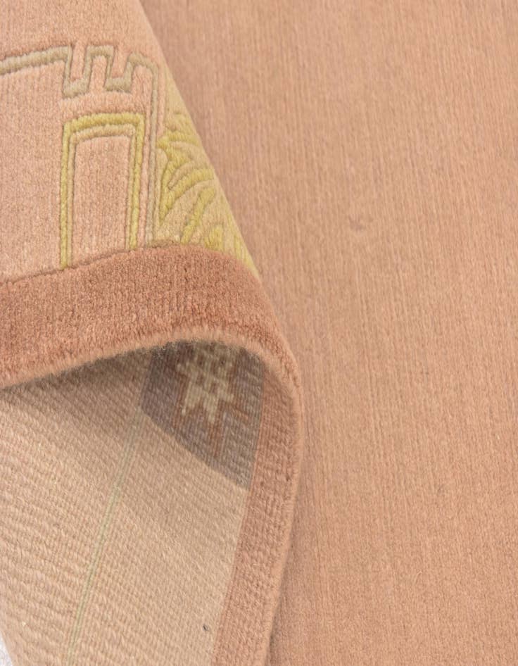 Detail image of  4' 8 x 6' 6  Hand Knotted Nepal Wool Rug