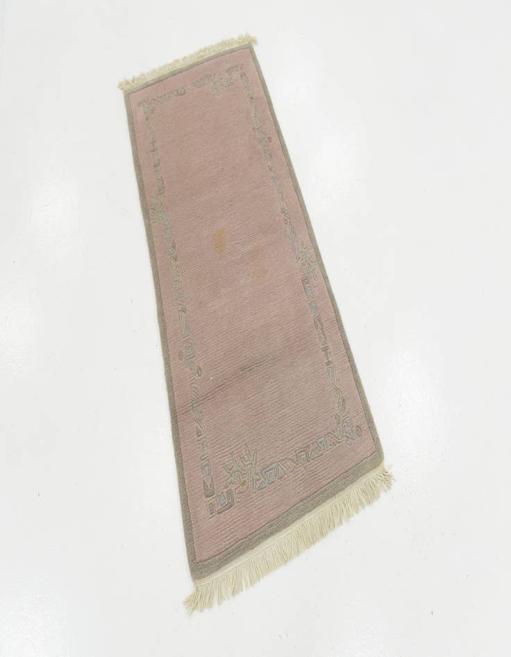 Detail image of  2' 4 x 4' 8  Hand Knotted Nepal Wool Rug