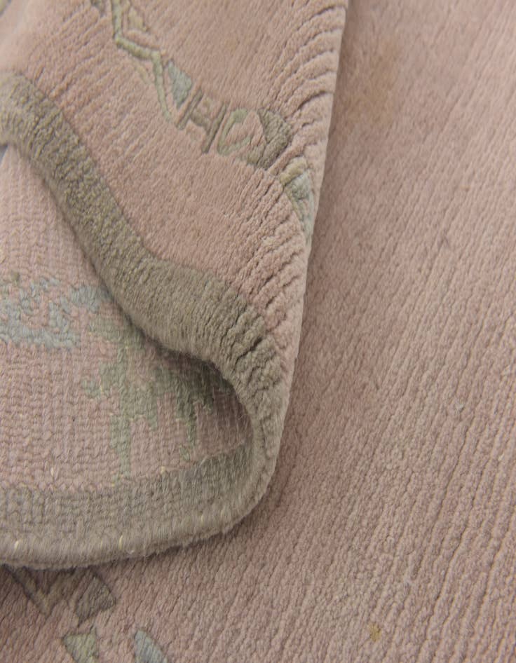 Detail image of  2' 4 x 4' 8  Hand Knotted Nepal Wool Rug