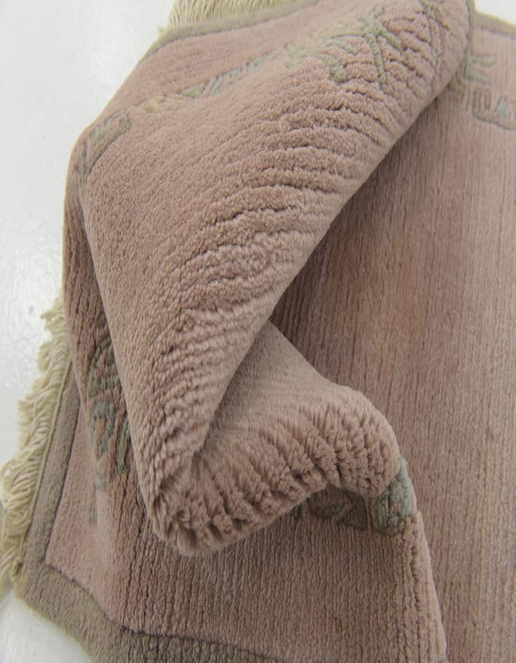 Detail image of  2' 4 x 4' 8  Hand Knotted Nepal Wool Rug