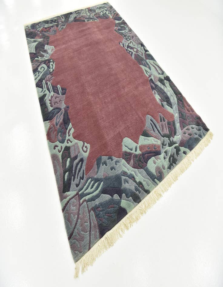 Detail image of  6' 7 x 9' 6  Hand Knotted Nepal Wool Rug