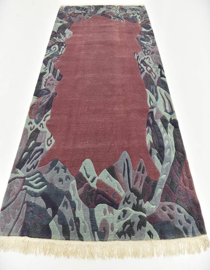 Detail image of  6' 7 x 9' 6  Hand Knotted Nepal Wool Rug