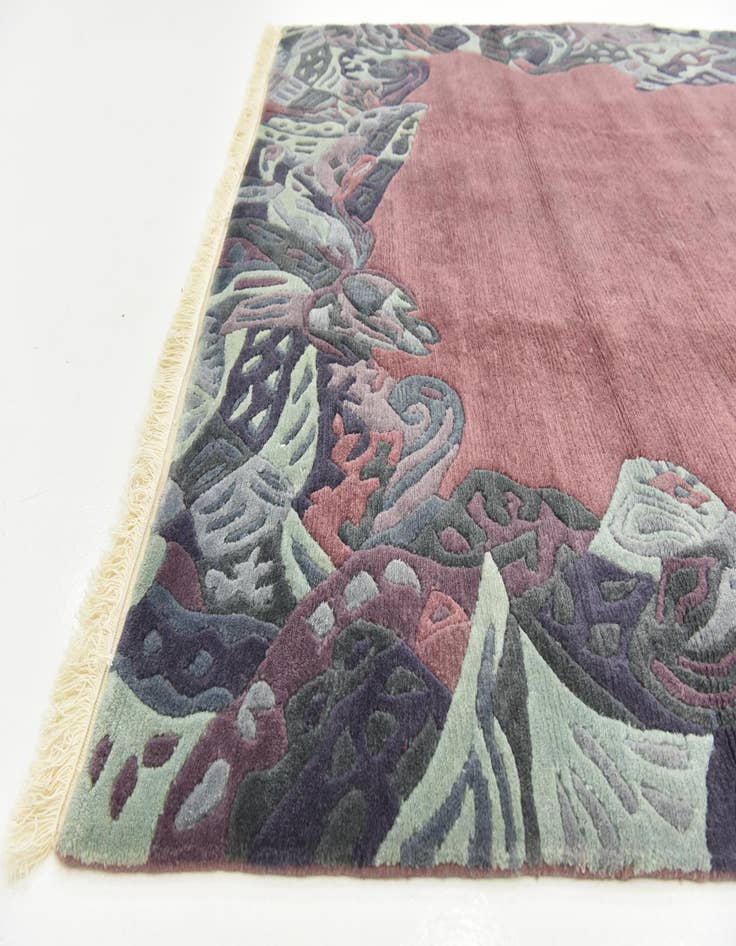 Detail image of  6' 7 x 9' 6  Hand Knotted Nepal Wool Rug
