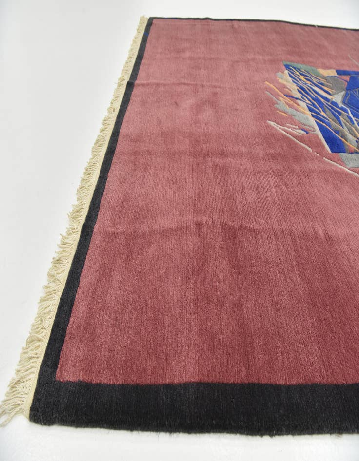 Detail image of  7' 7 x 9' 9  Hand Knotted Nepal Wool Rug