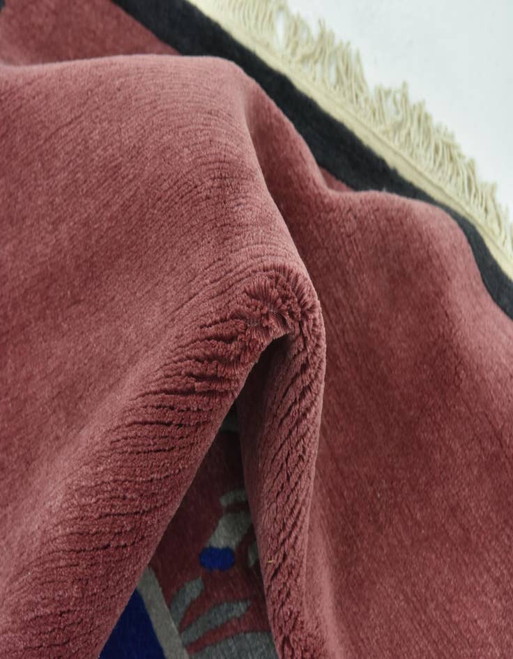 Detail image of  7' 7 x 9' 9  Hand Knotted Nepal Wool Rug