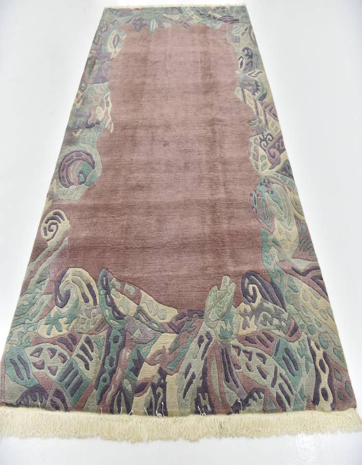 Detail image of  6' 7 x 9' 10  Hand Knotted Nepal Wool Rug