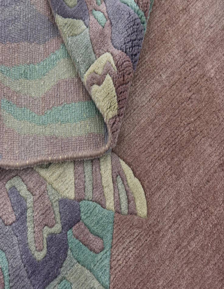 Detail image of  6' 7 x 9' 10  Hand Knotted Nepal Wool Rug