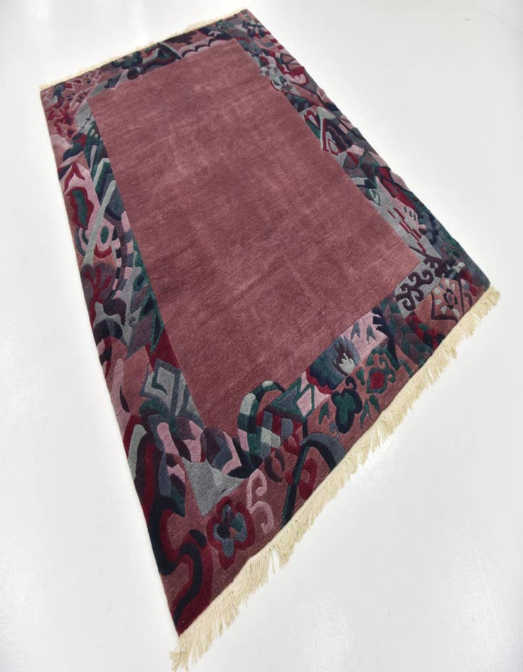 Detail image of  6' 7 x 8' 9  Hand Knotted Nepal Wool Rug