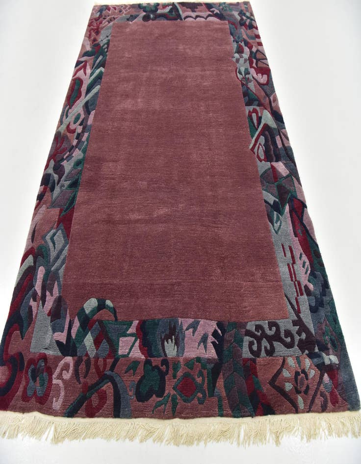 Detail image of  6' 7 x 8' 9  Hand Knotted Nepal Wool Rug