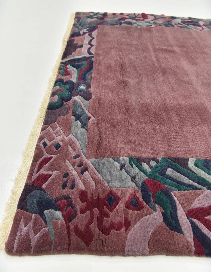 Detail image of  6' 7 x 8' 9  Hand Knotted Nepal Wool Rug