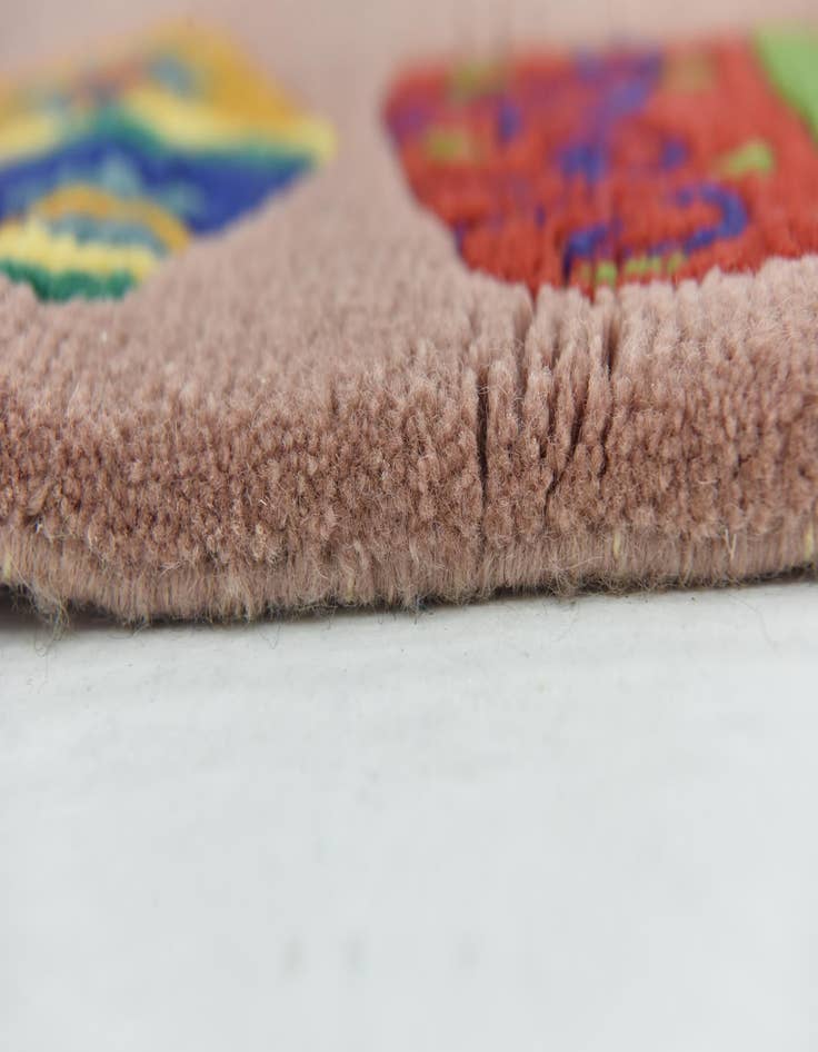 Detail image of  6' 8 x 8' 2  Hand Knotted Nepal Wool Rug