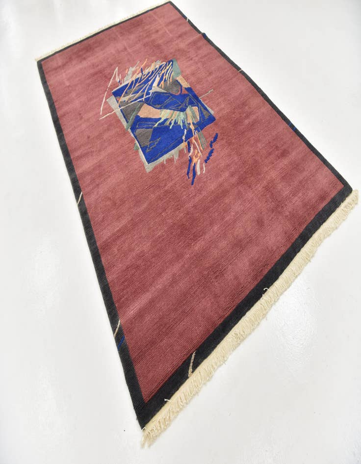 Detail image of  6' 7 x 9' 10  Hand Knotted Nepal Wool Rug