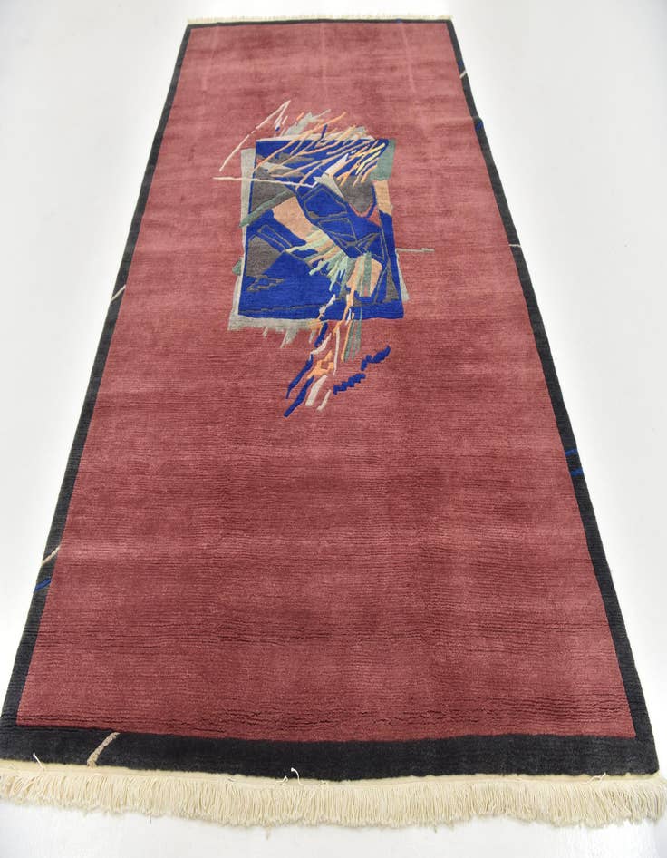 Detail image of  6' 7 x 9' 10  Hand Knotted Nepal Wool Rug