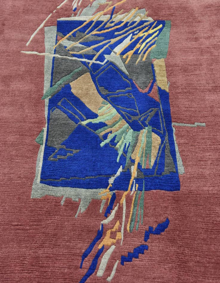 Detail image of  6' 7 x 9' 10  Hand Knotted Nepal Wool Rug