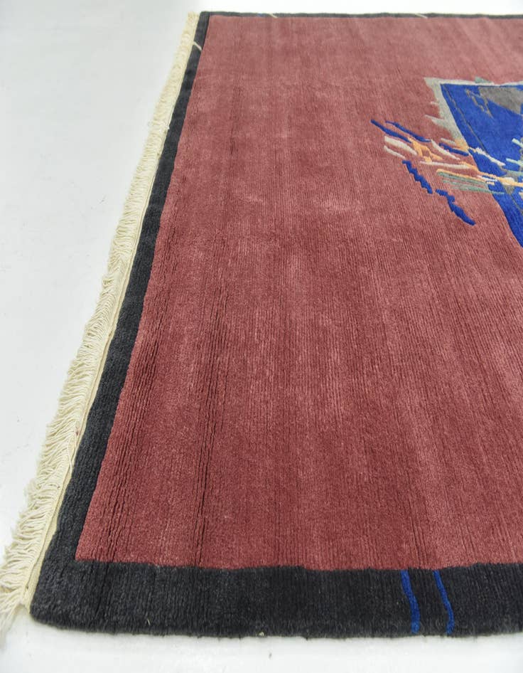 Detail image of  6' 7 x 9' 10  Hand Knotted Nepal Wool Rug