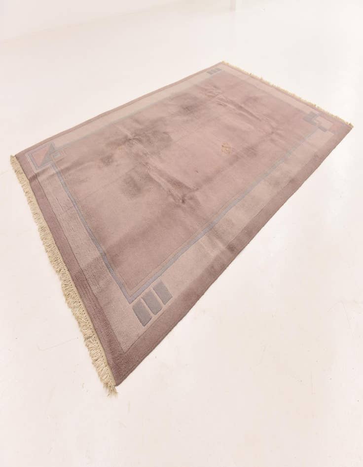 Detail image of  6' 6 x 9' 9  Hand Knotted Nepal Wool Rug