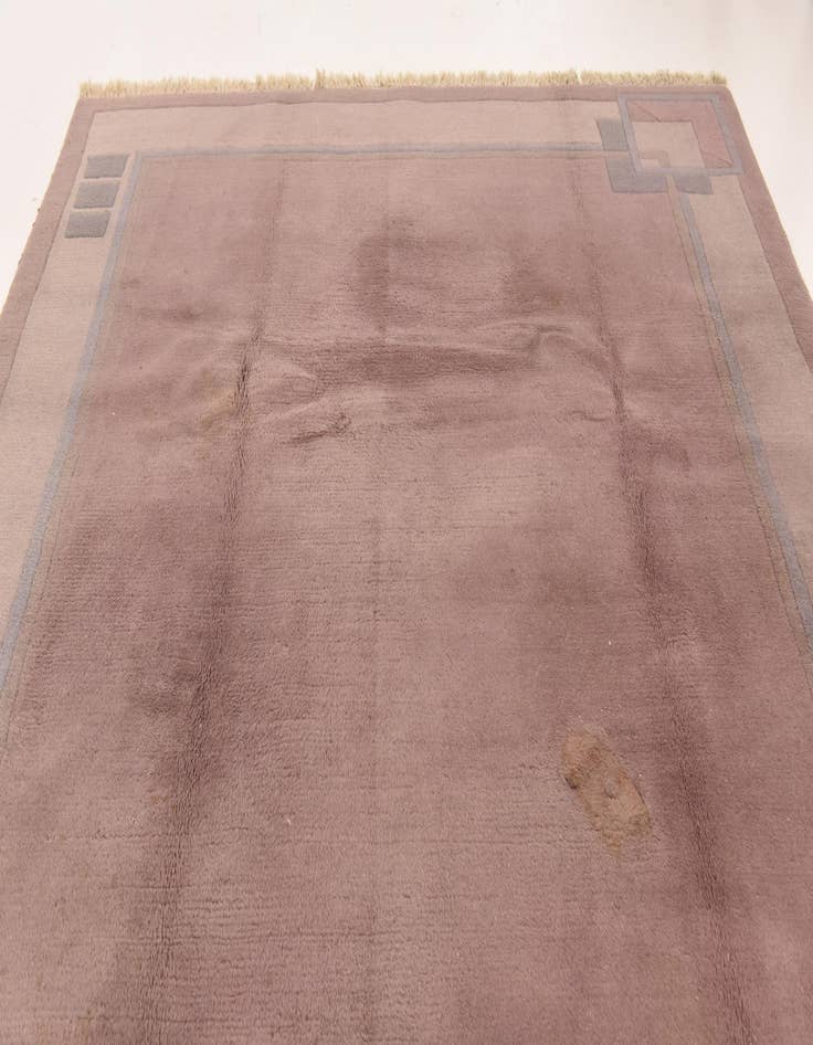 Detail image of  6' 6 x 9' 9  Hand Knotted Nepal Wool Rug