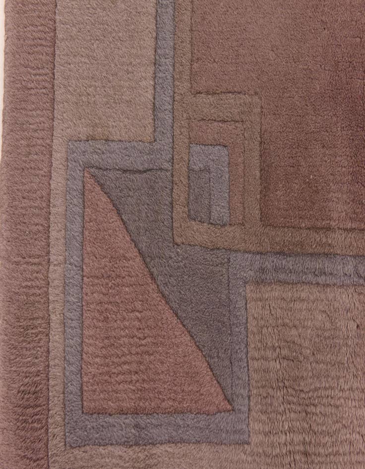 Detail image of  6' 6 x 9' 9  Hand Knotted Nepal Wool Rug