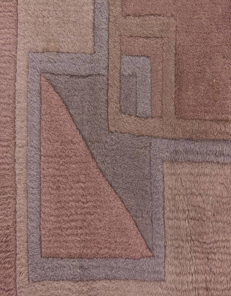 Detail image of  6' 6 x 9' 9  Hand Knotted Nepal Wool Rug