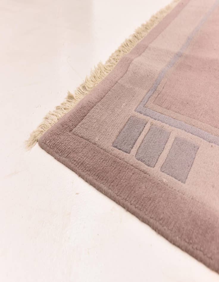 Detail image of  6' 6 x 9' 9  Hand Knotted Nepal Wool Rug