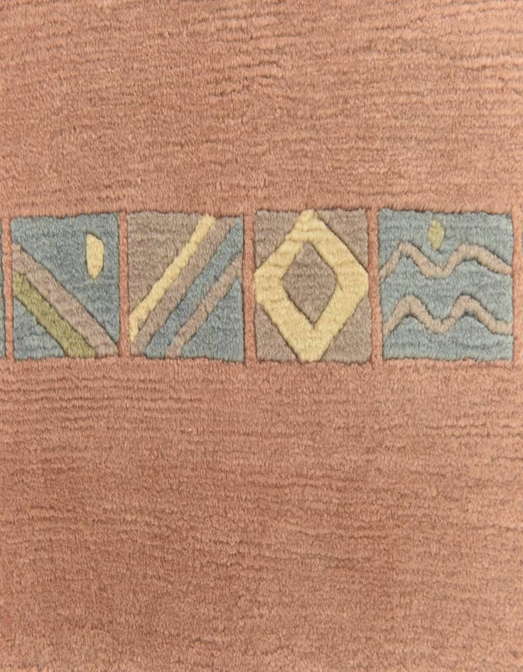 Detail image of  7' 5 x 9' 2  Hand Knotted Nepal Wool Rug