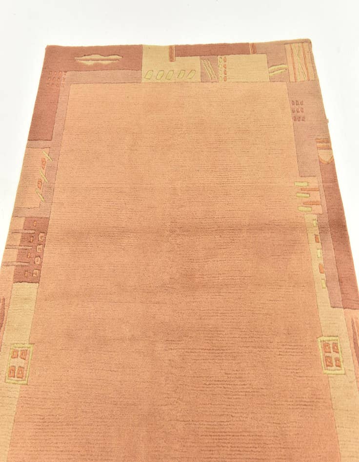 Detail image of 4' x 5' 9 Hand Knotted Nepal Wool Rug