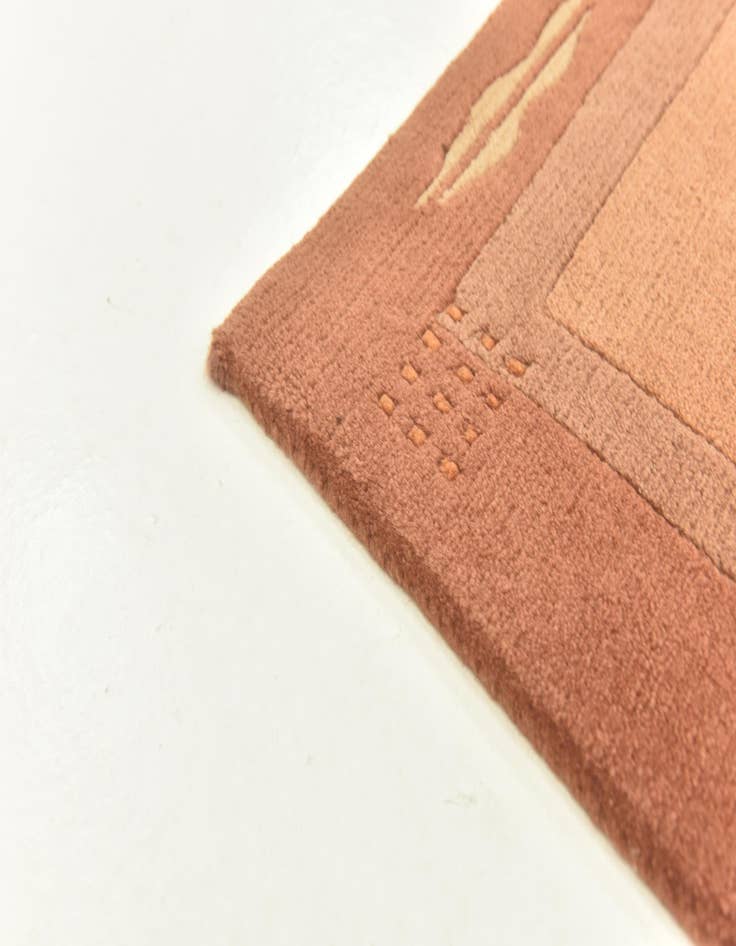 Detail image of 4' x 5' 9 Hand Knotted Nepal Wool Rug