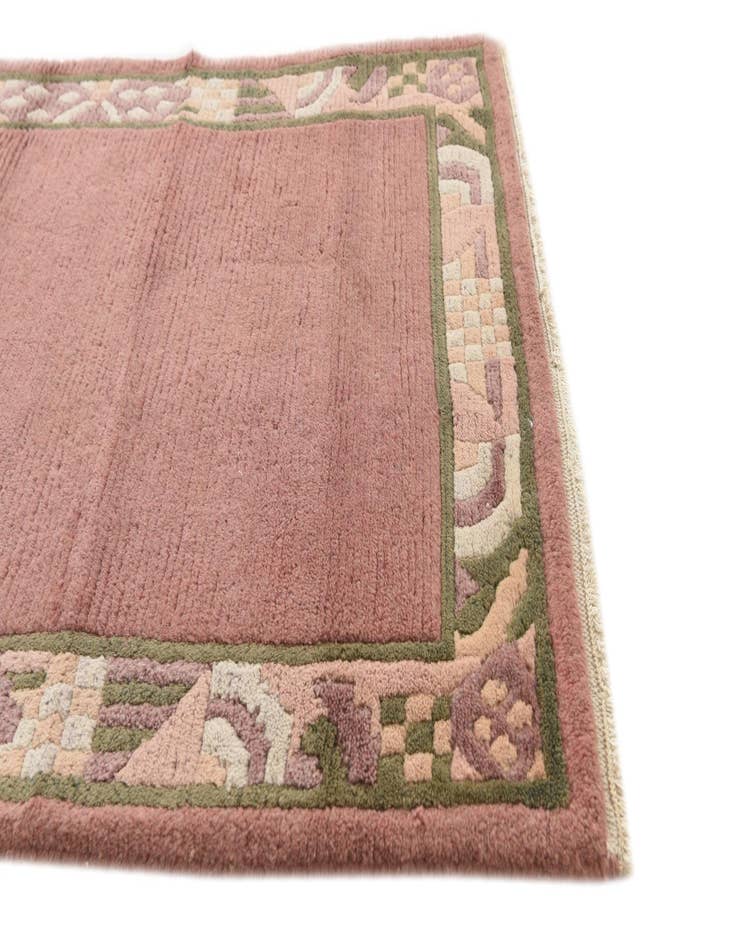 Detail image of  2' 6 x 4' 9  Hand Knotted Nepal Wool Rug