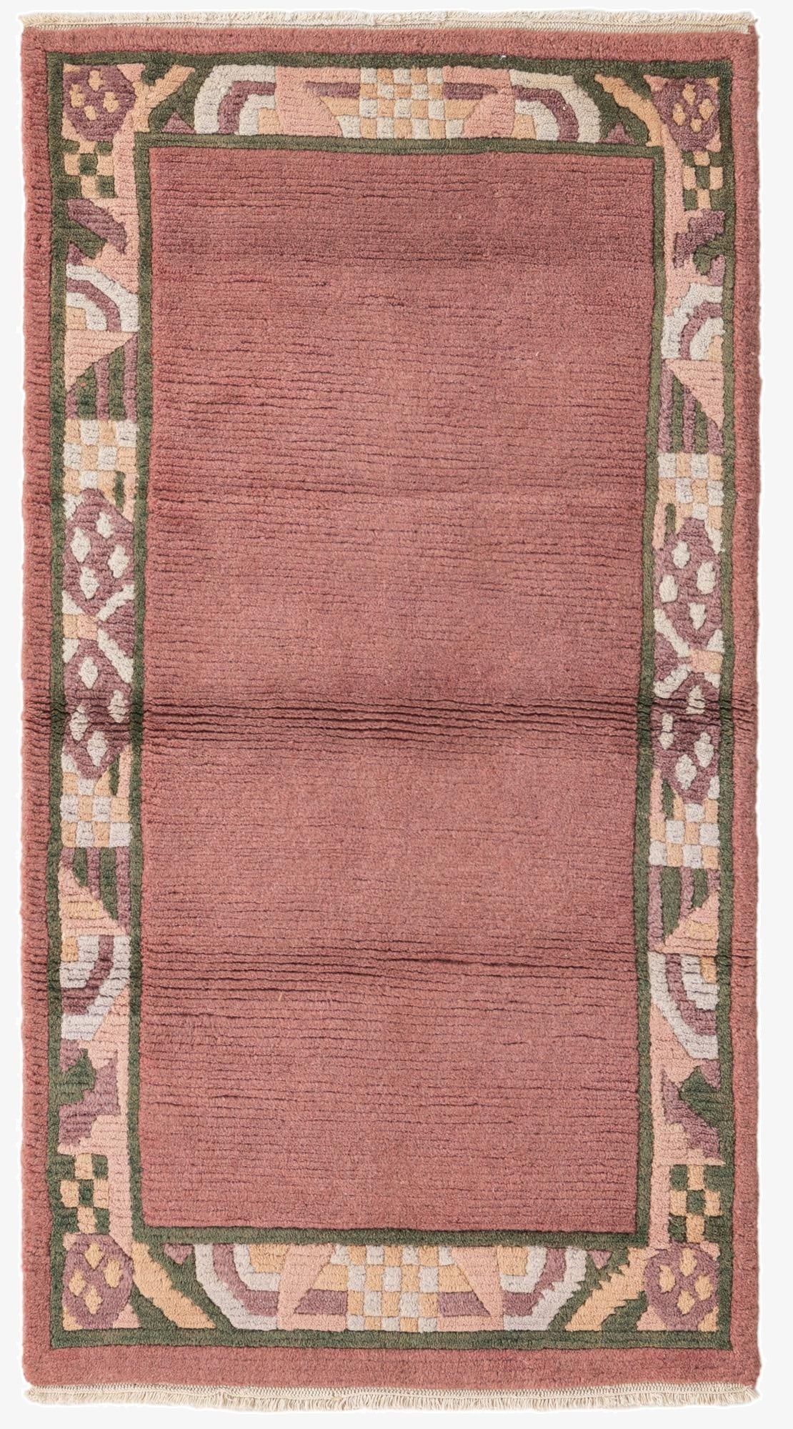  2' 6 x 4' 9  Hand Knotted Nepal Wool Rug