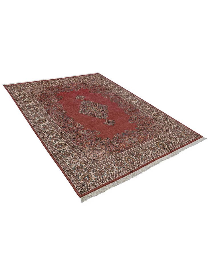 Detail image of  8' 1 x 11' 2  Hand Knotted Sarough Wool Rug