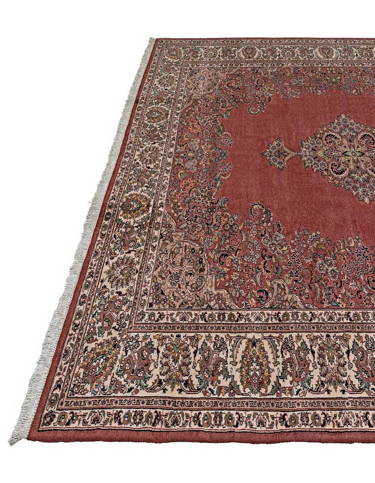 Detail image of  8' 1 x 11' 2  Hand Knotted Sarough Wool Rug