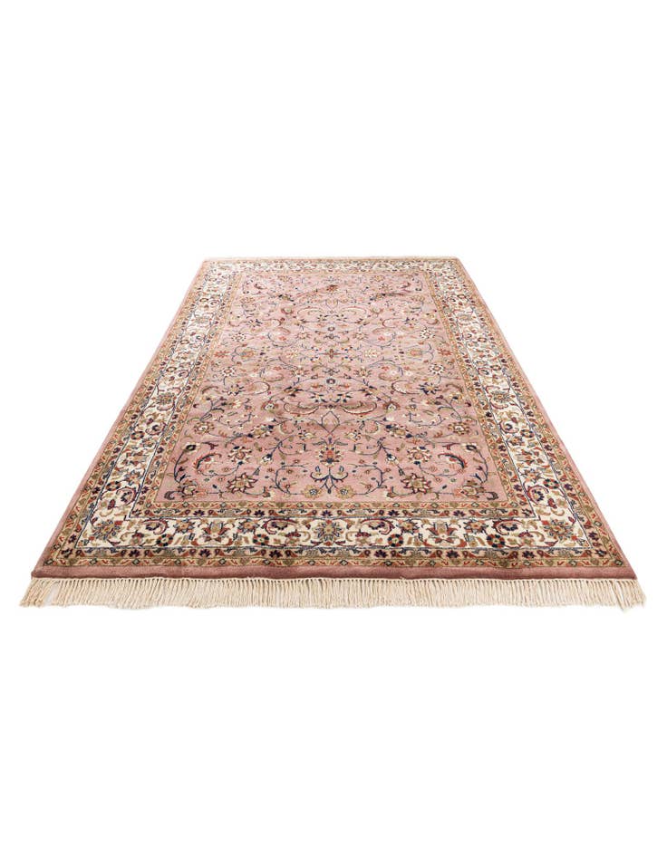 Detail image of  6' 3 x 9' 9  Hand Knotted Sarough Wool Rug