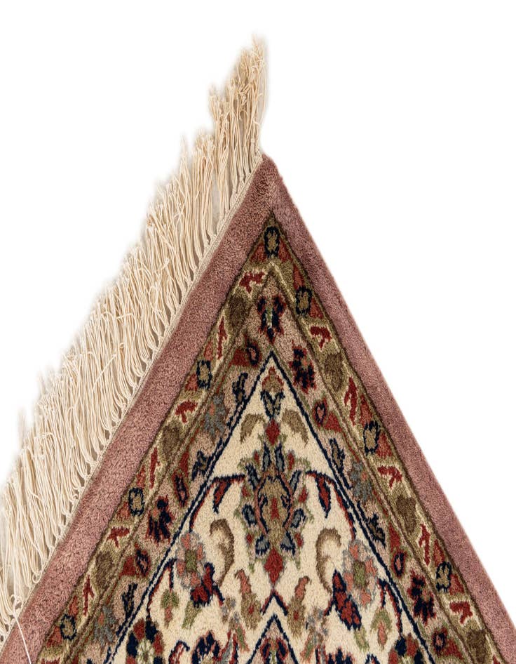 Detail image of  6' 3 x 9' 9  Hand Knotted Sarough Wool Rug