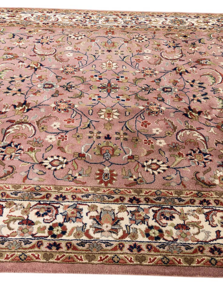 Detail image of  6' 3 x 9' 9  Hand Knotted Sarough Wool Rug