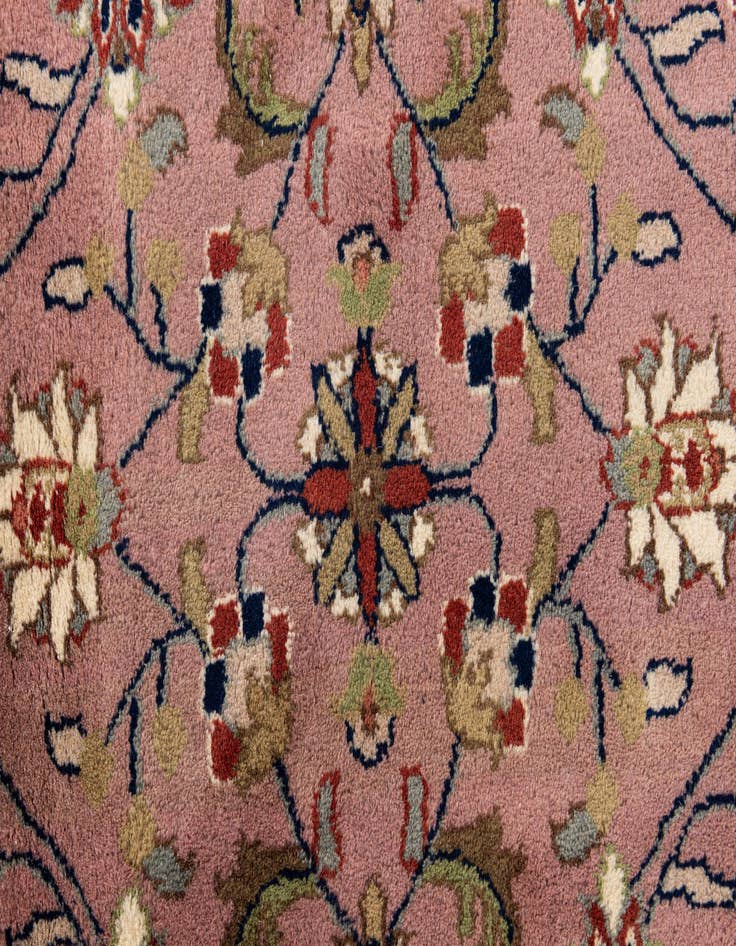 Detail image of  6' 3 x 9' 9  Hand Knotted Sarough Wool Rug