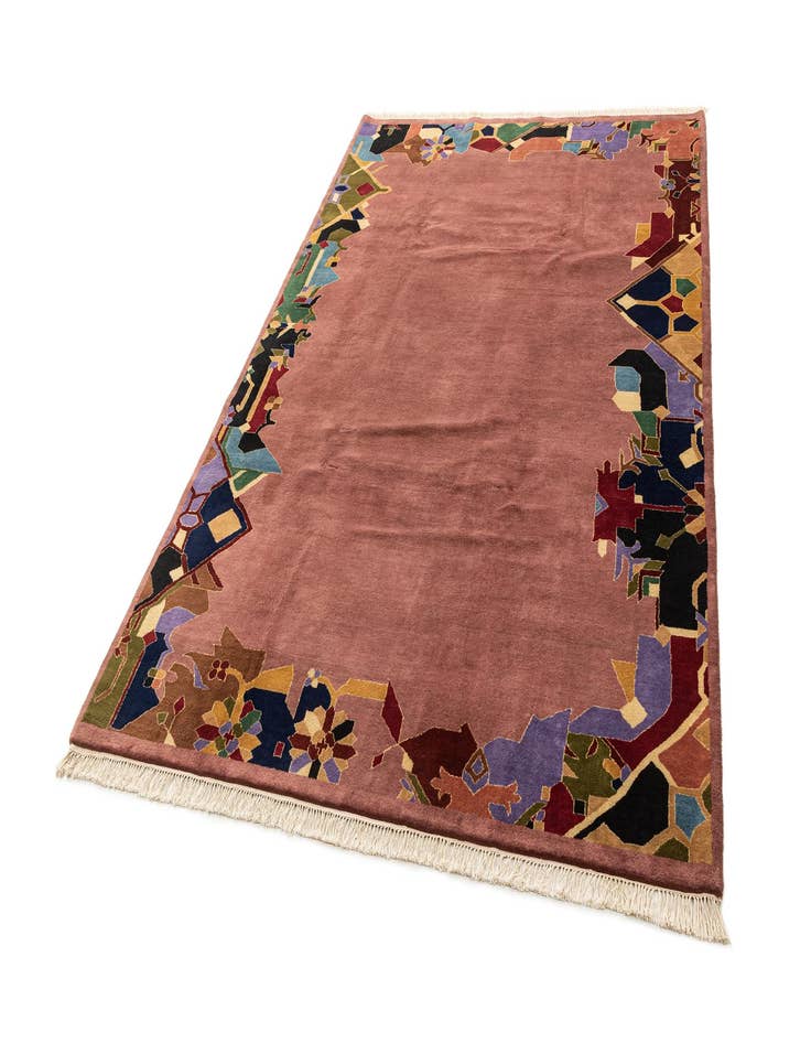 Detail image of  6' 8 x 10'  Hand Knotted Tibet Wool Rug