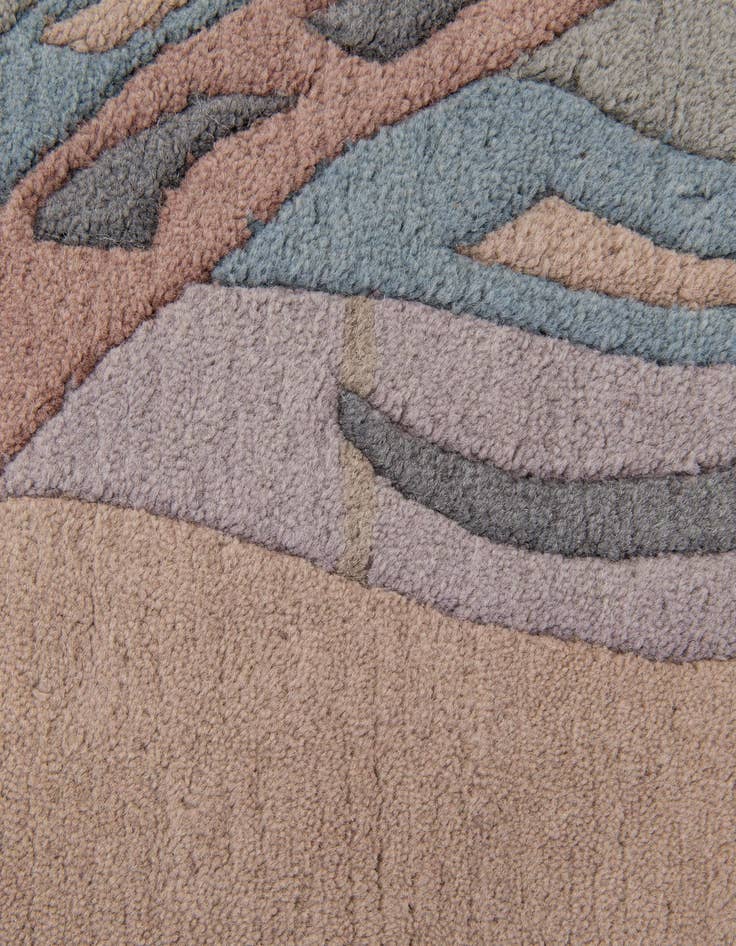 Detail image of  5' 9 x 7' 11  Hand Knotted Tibet Wool Rug