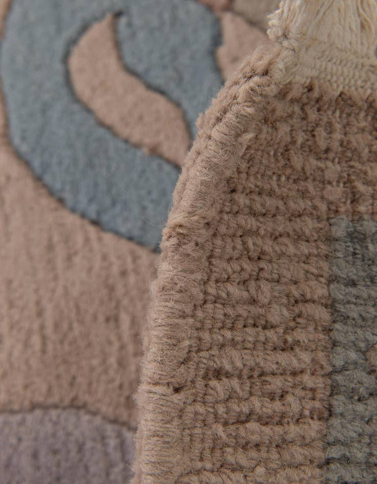 Detail image of  5' 9 x 7' 11  Hand Knotted Tibet Wool Rug