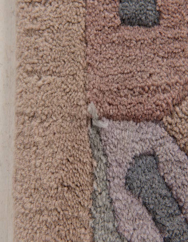 Detail image of  5' 9 x 7' 11  Hand Knotted Tibet Wool Rug