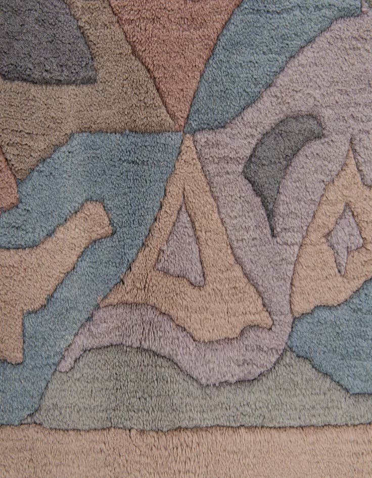 Detail image of  5' 9 x 7' 11  Hand Knotted Tibet Wool Rug
