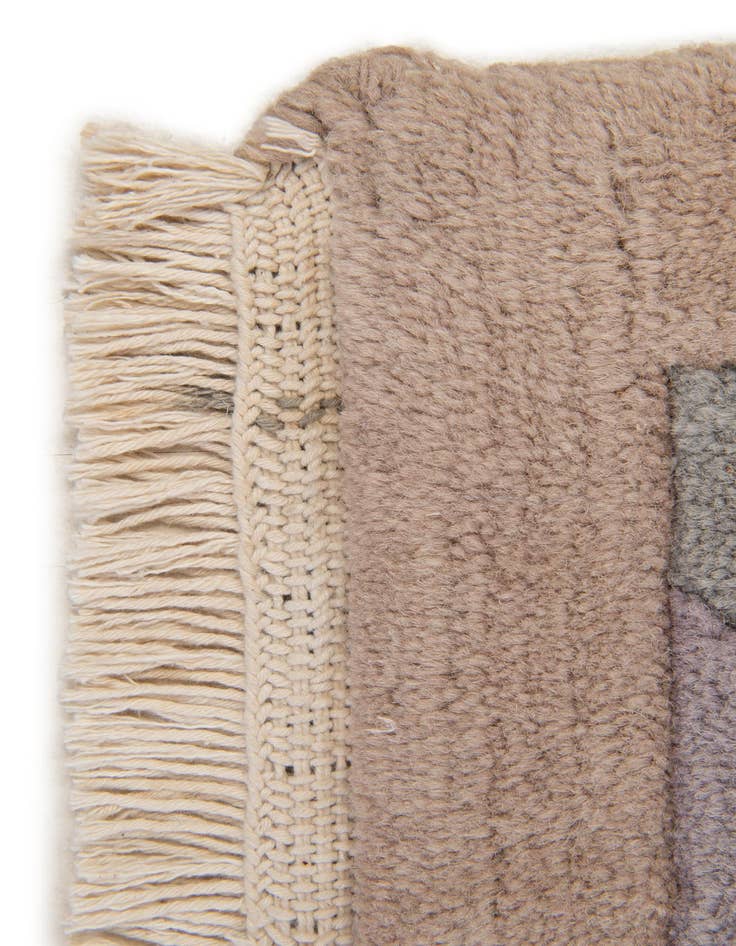 Detail image of  5' 9 x 7' 11  Hand Knotted Tibet Wool Rug