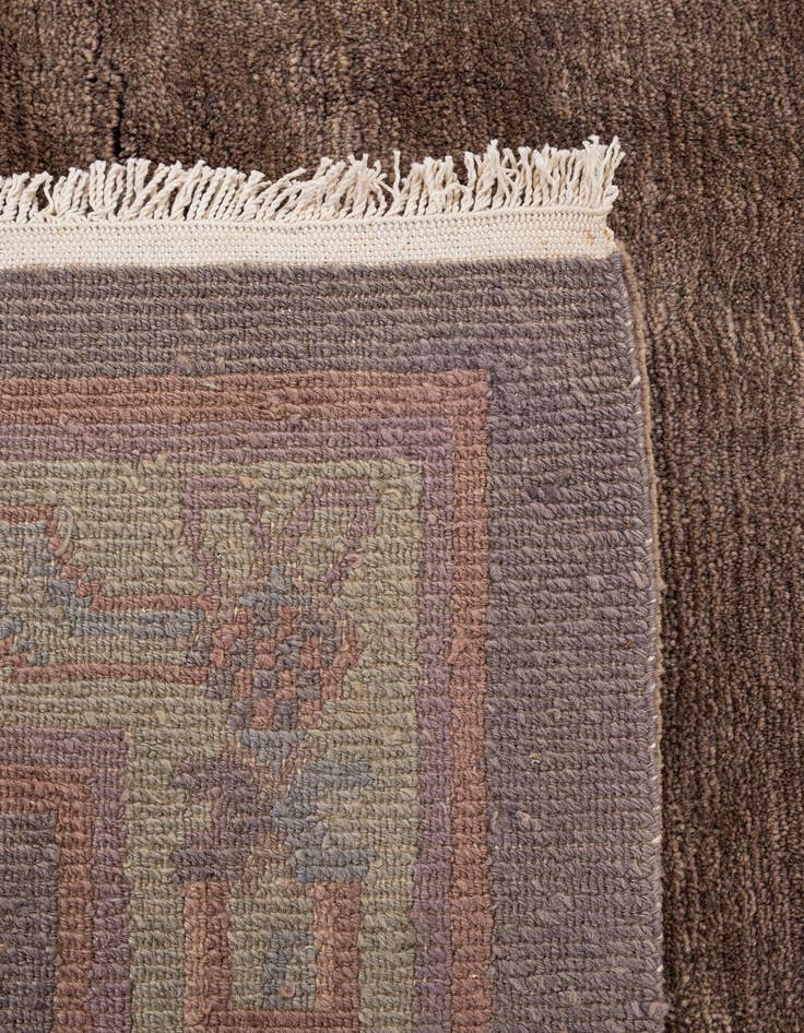 Detail image of  8' x 10' 11  Hand Knotted Tibet Wool Rug