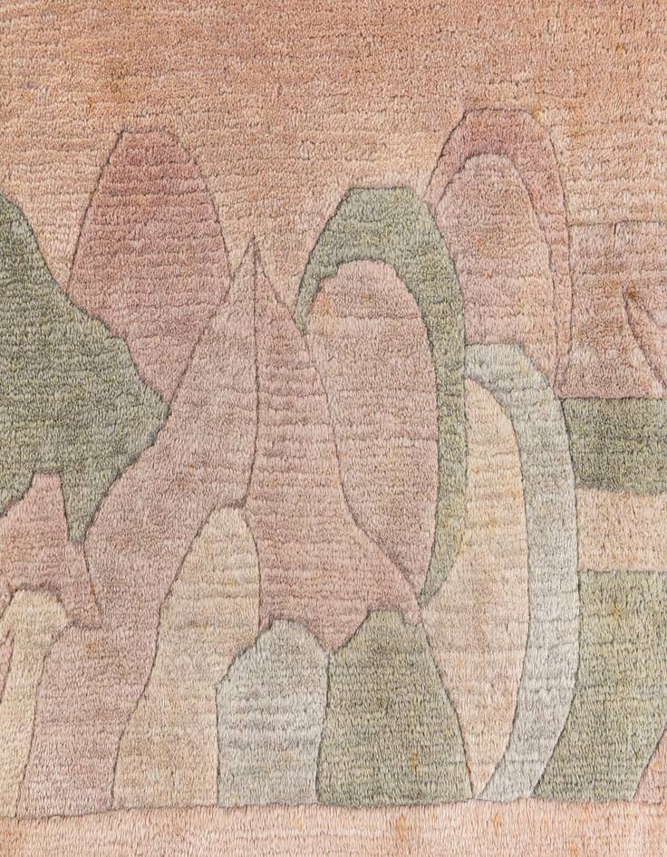 Detail image of  8' 3 x 11' 7  Hand Knotted Tibet Wool Rug