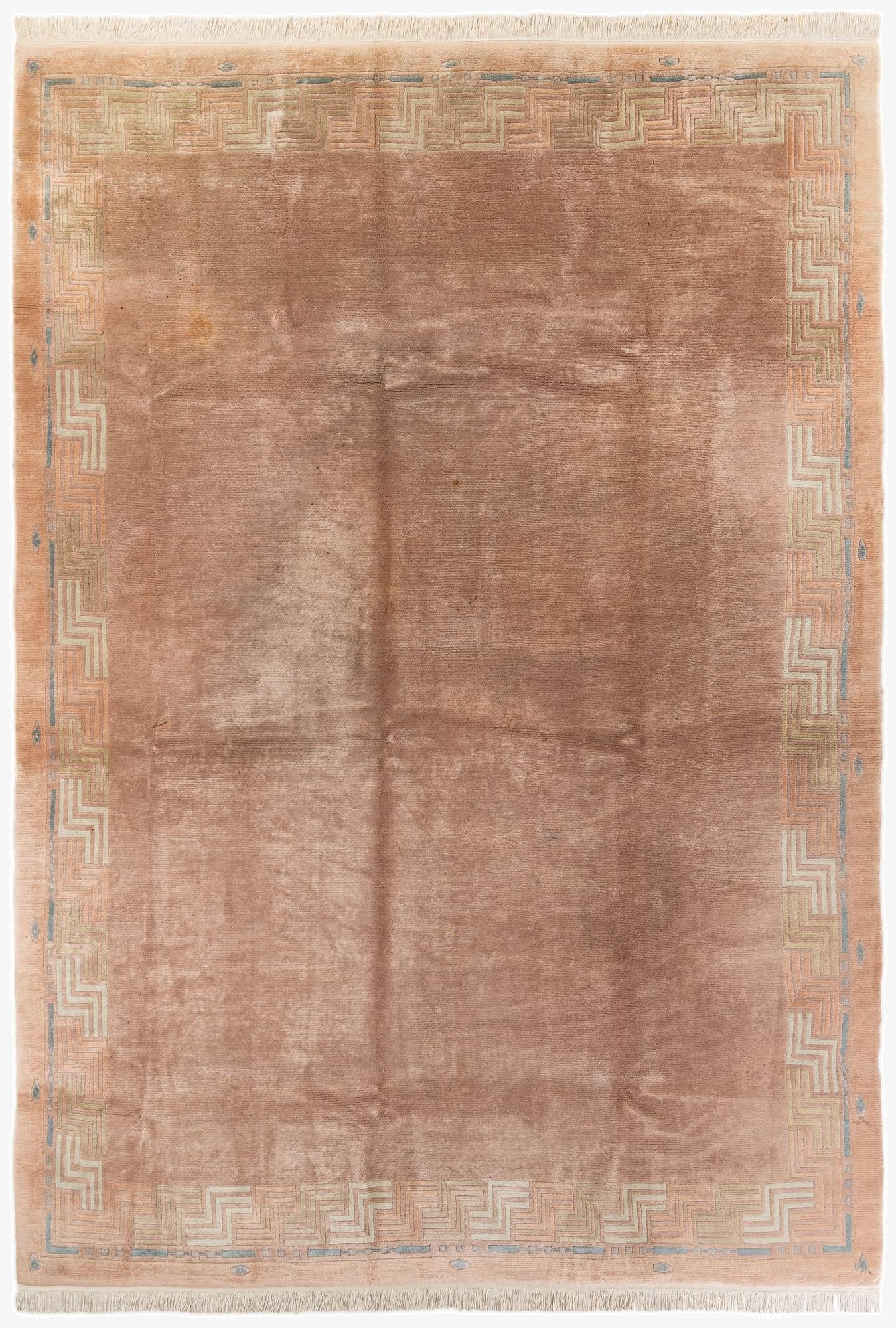  9' 10 x 13' 1  Hand Knotted Tibet Wool Rug