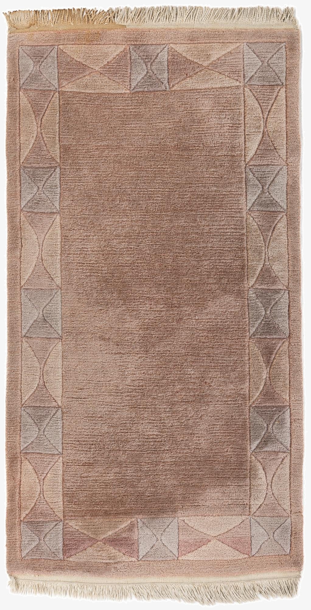  2' 5 x 4' 6  Hand Knotted Tibet Wool Rug