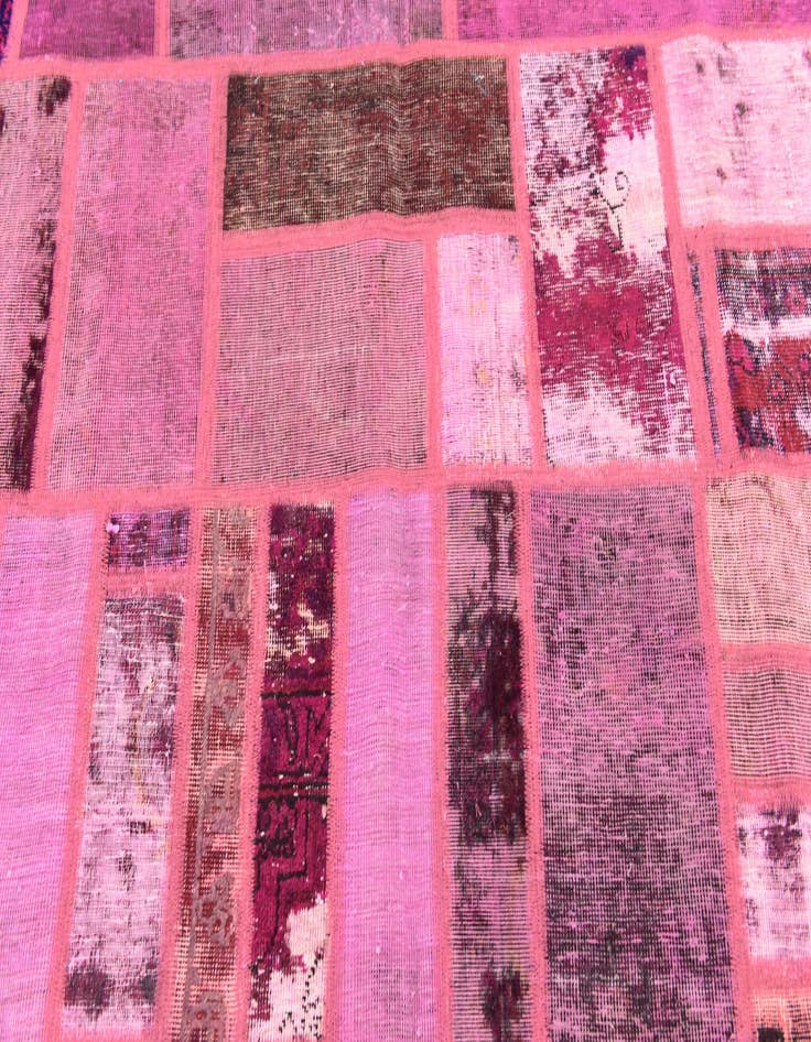 6' x 7' 9  Hand Knotted Ultra Vintage Persian Wool Rug